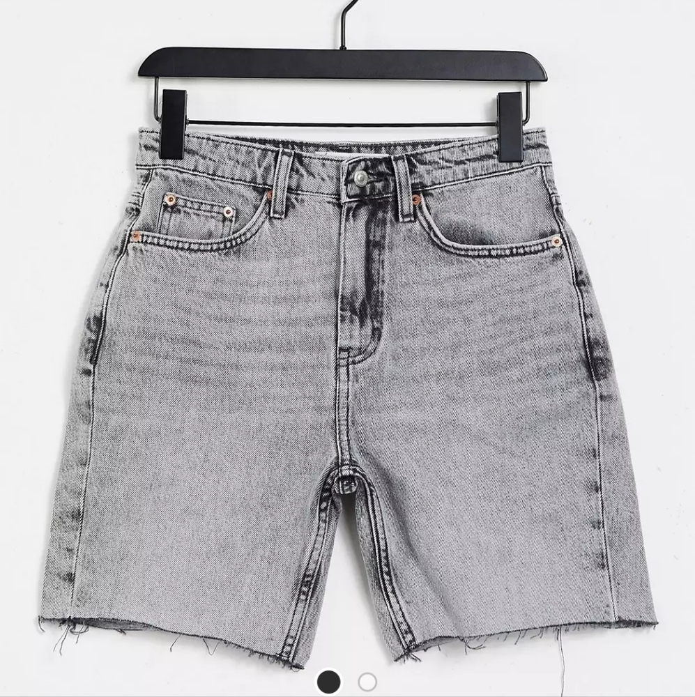 NWOT Topshop Fitted Longline Shorts